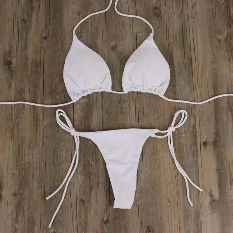 Sleek Black Bikini Set – Beach Ready glam