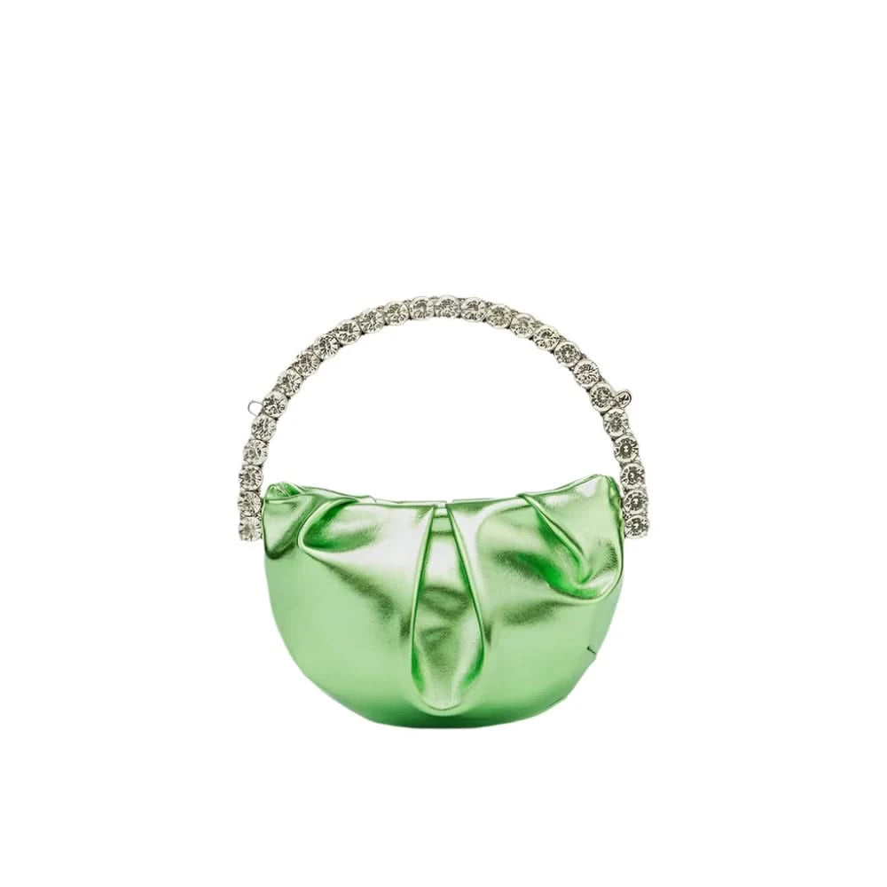 Rhinestone Handle Mini Handbag