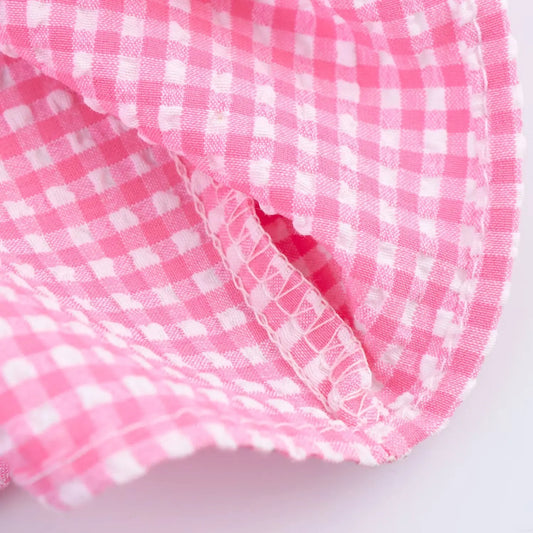 Plaid A-Line High Waist Skirt - Checkered Commuter Style - model wearing new
