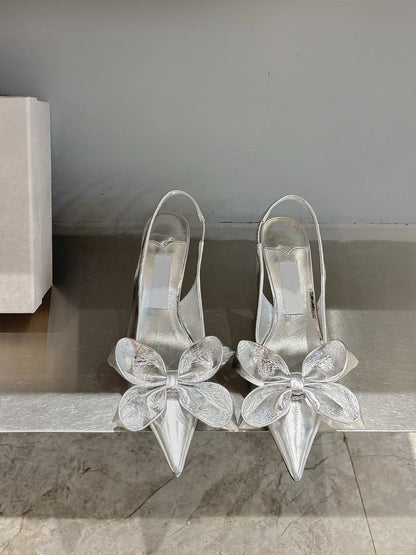 Stiletto Bow Sandals - Summer Fashion Fabulous