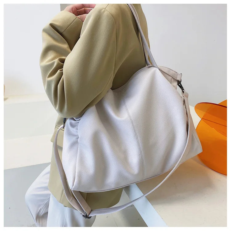 Soft Slouchy Hobo Tote Bag