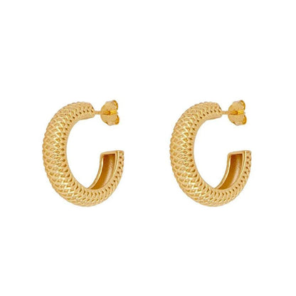 Gold silver color Stud Hoop Earrings for Women Cubic Zirconia Drop Earring Chain Circle earrings 20022 Jewelry