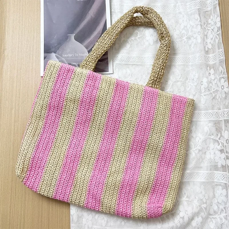 Handmade Striped Beach Bag – Summer Chic
