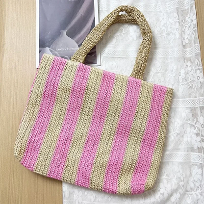 Handmade Striped Beach Bag – Summer Chic
