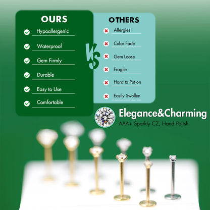 Piercing Jewelry Set - 5 Pieces