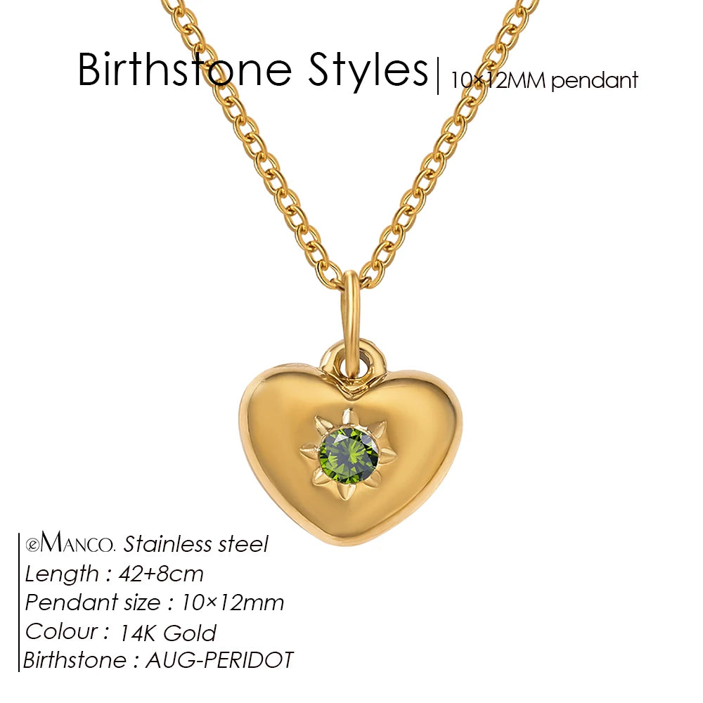 Gold Heart Pendant Necklace product image 23 of 23