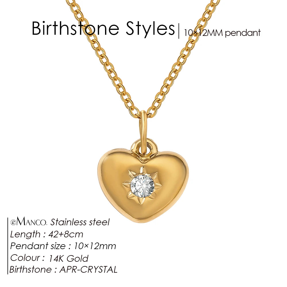 Gold Heart Pendant Necklace product image 12 of 23