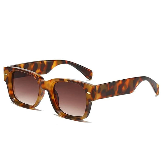 Vintage Square Rivet Sunglasses - Fashion Gradient Shades UV400 - additional view 11