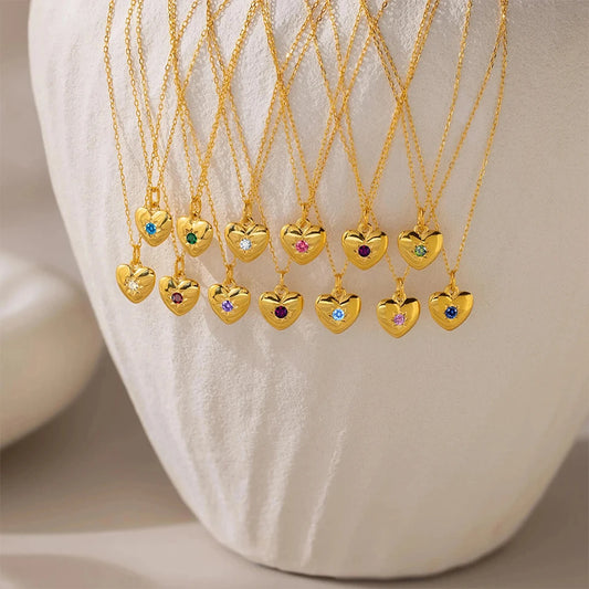 Gold Heart Pendant Necklace product image 11 of 23