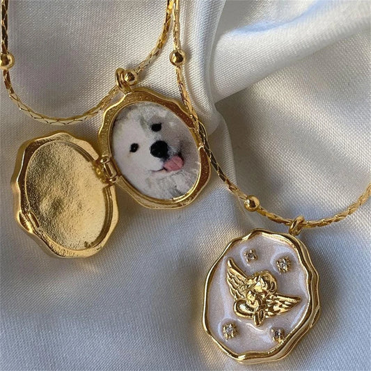 Angel Locket Necklace - additional view 5