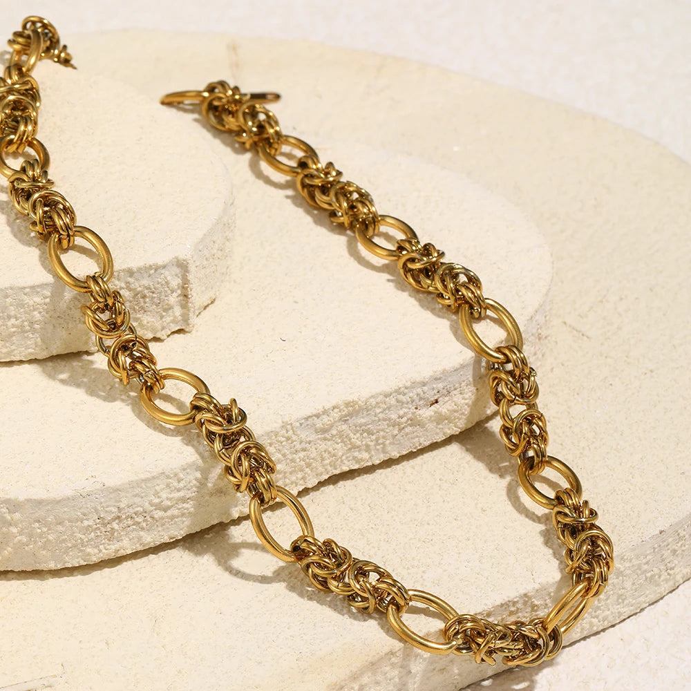 Multi Ring Chain Necklace