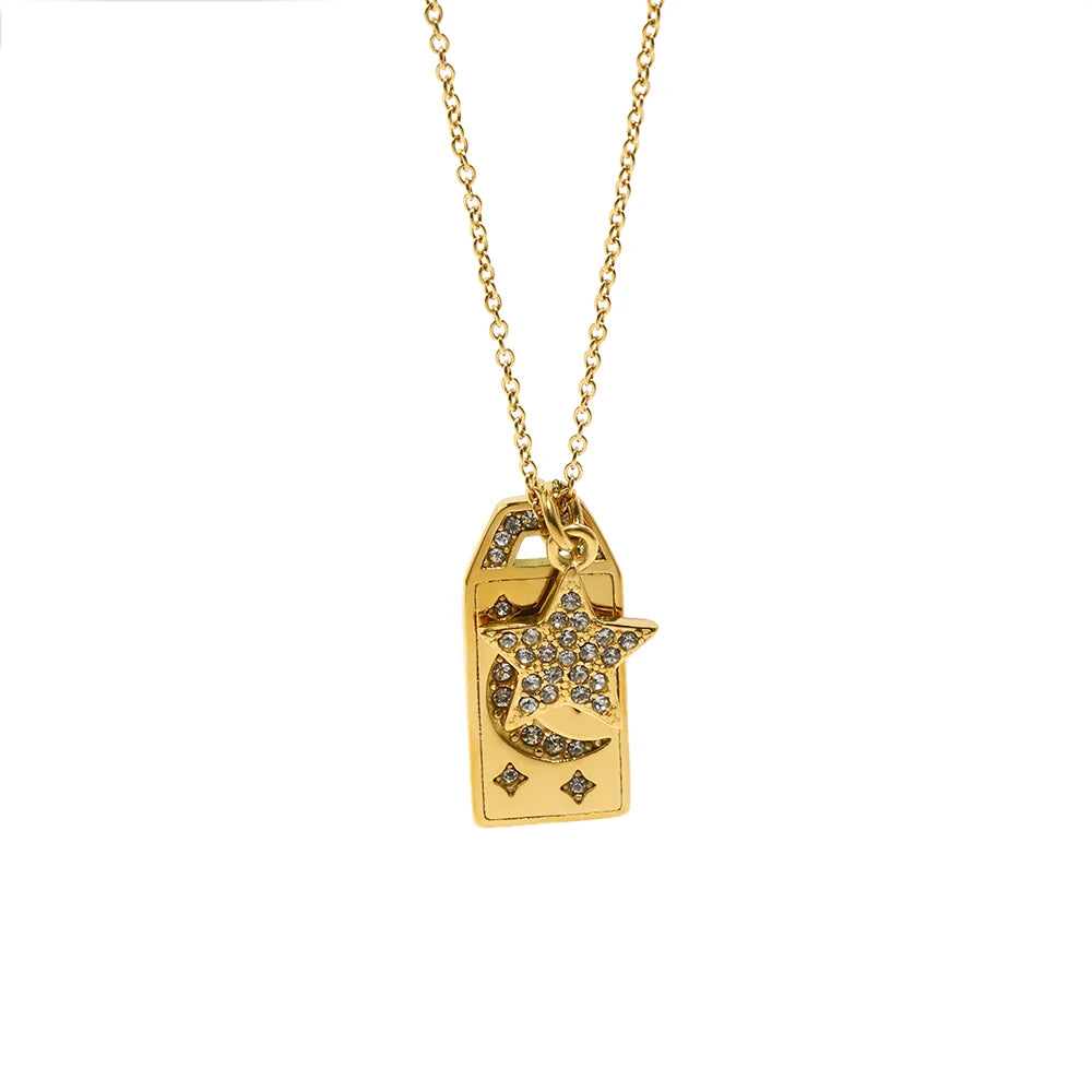 Stella Gold Hypoallergenic Star Pendant Necklace
