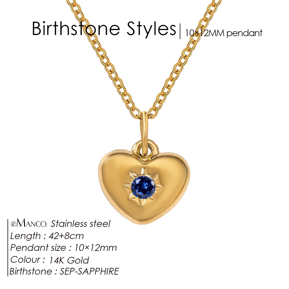 Gold Heart Pendant Necklace product image 22 of 23