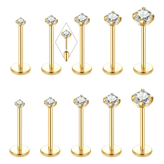 Piercing Jewelry Set - 5 Pieces