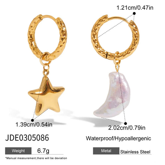 Luna AB Pearl Drop Earrings