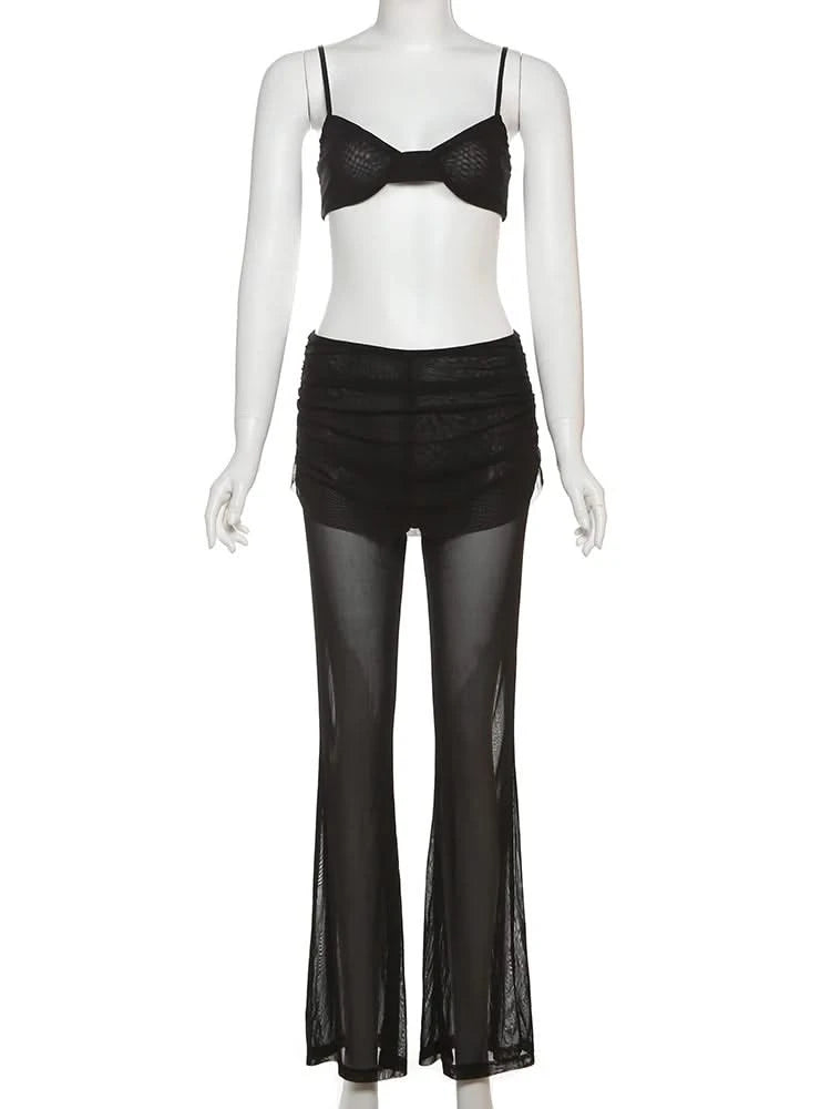 Sheer Pant Set - Casual not so Casual