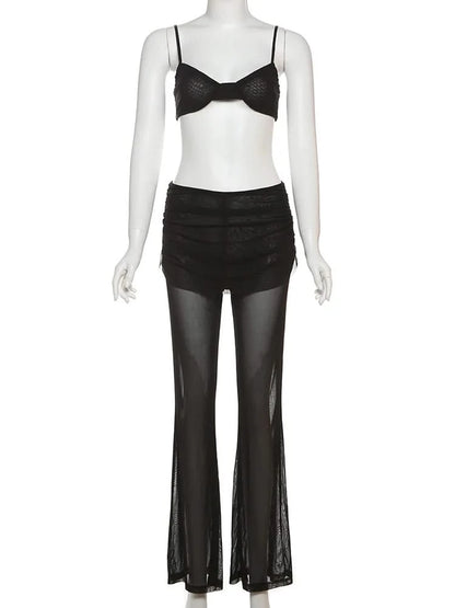 Sheer Pant Set - Casual not so Casual