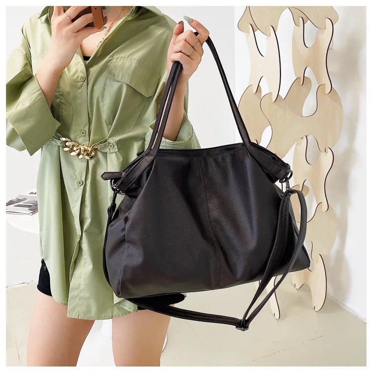 Soft Slouchy Hobo Tote Bag