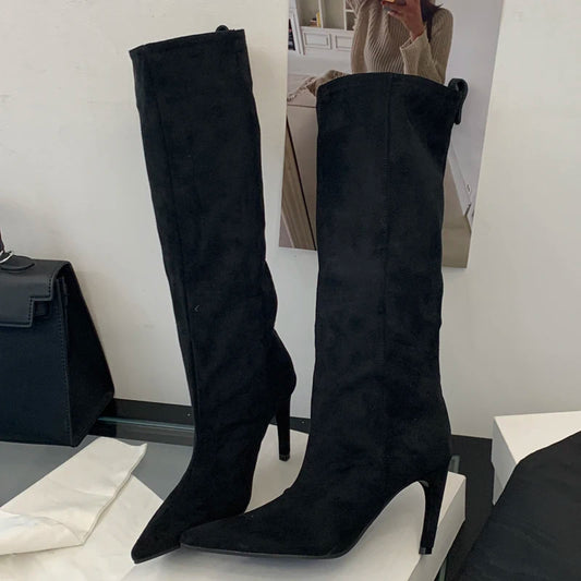 Sophia Mid Calf Boots - lifestyle photo