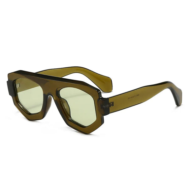 Irregular Square Sunglasses - Retro Shades UV400 - main product image