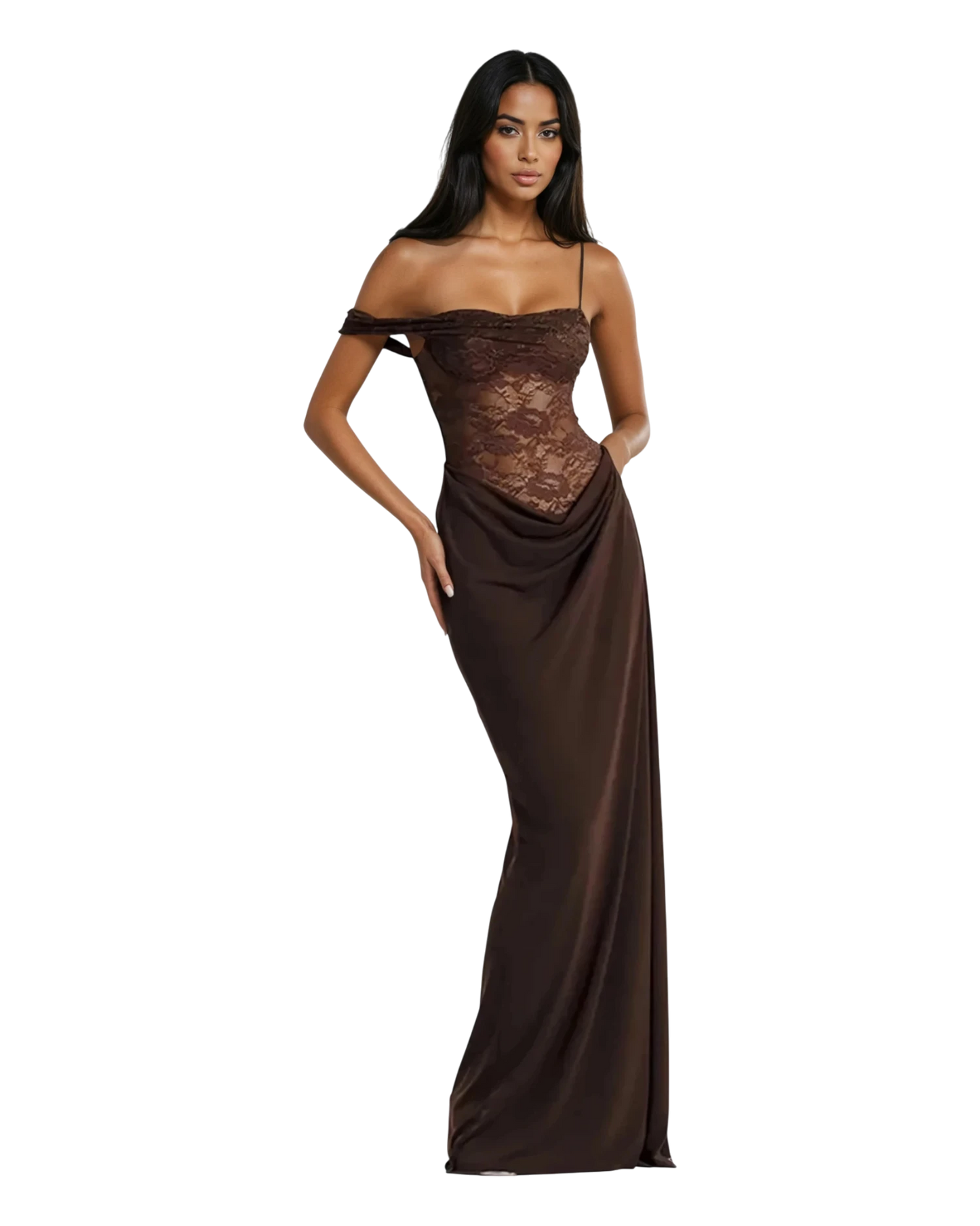 Chic Lace Maxi Dress