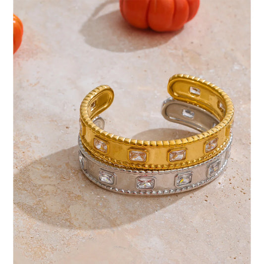 Good Spirit Geometric Bangle - lifestyle photo