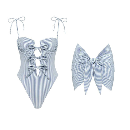 Ashgaily Print Bodysuit Monokini Swimsuit