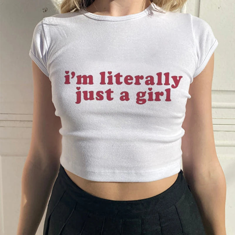 Bubblegum Eden Pink Crop Top - lifestyle photo