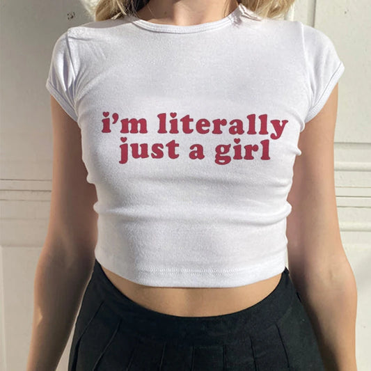 Bubblegum Eden Pink Crop Top - lifestyle photo