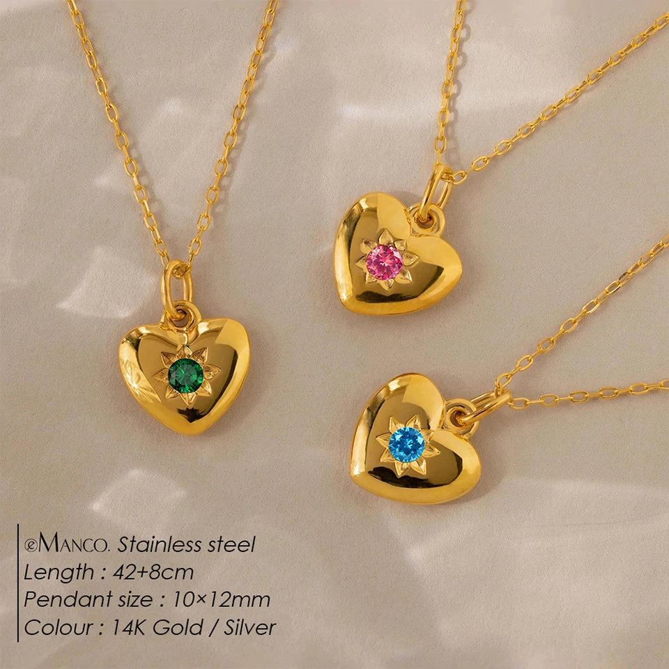 Gold Heart Pendant Necklace product image 6 of 23