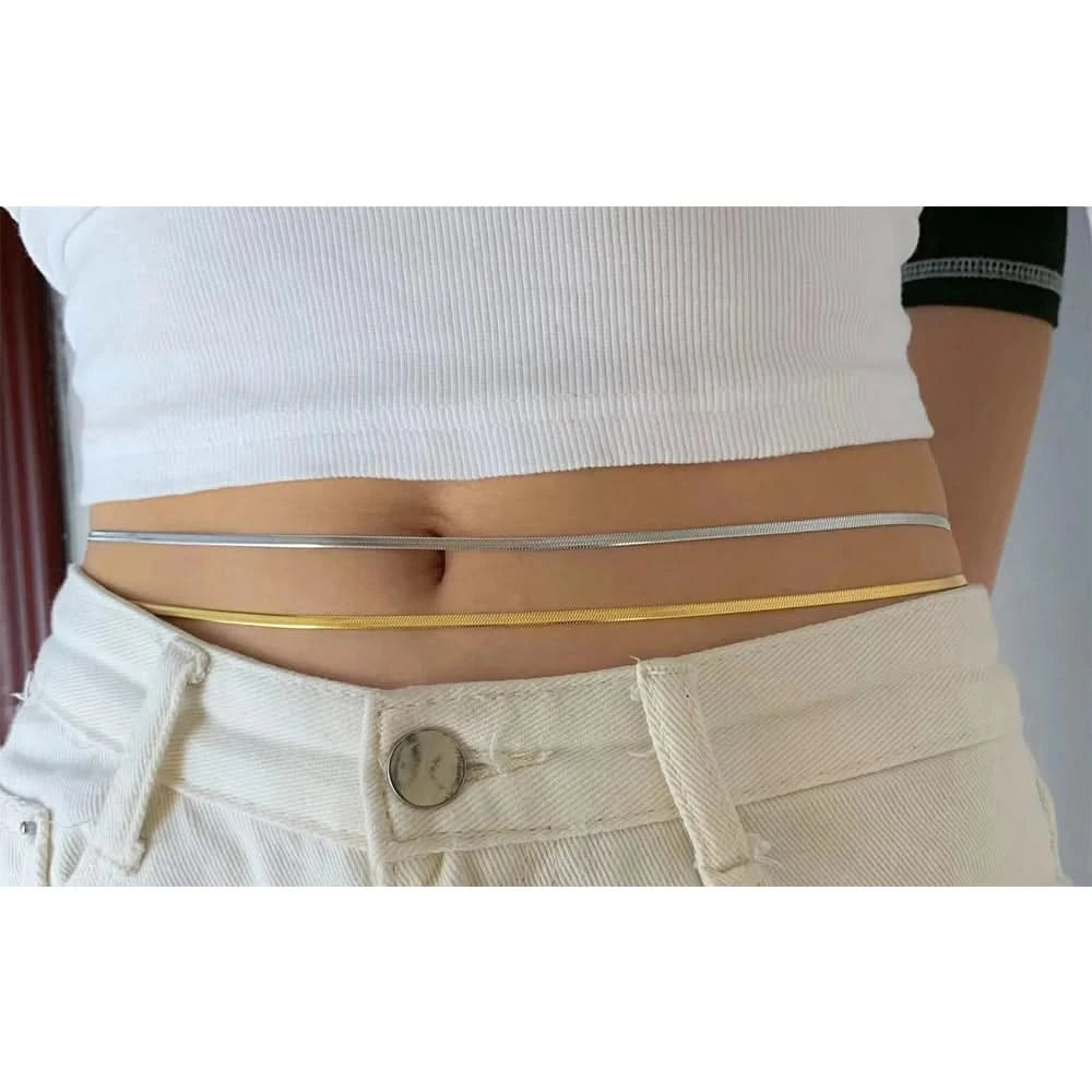 Stainless Steel Snake Waist Chain