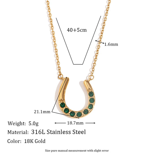 Lucky Horseshoe Necklace