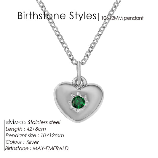 Silver Heart Pendant Necklace