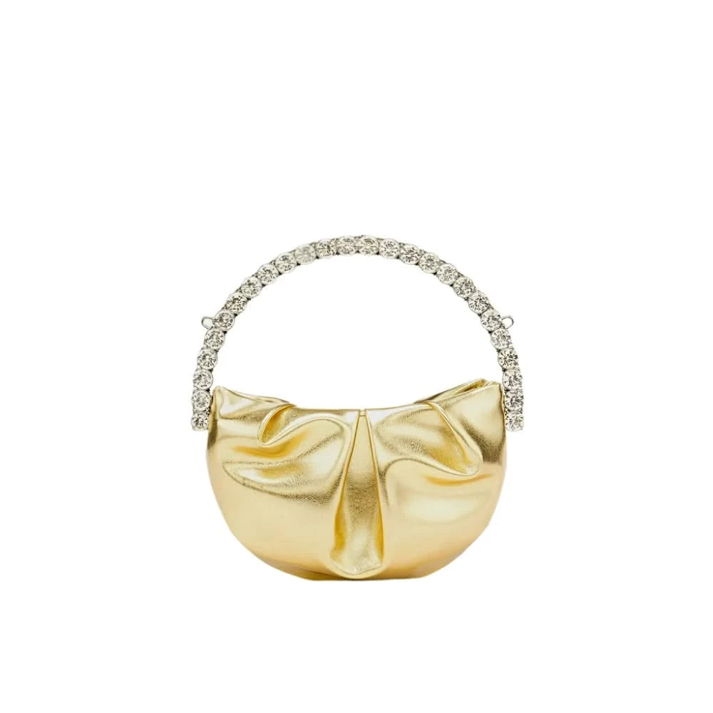 Rhinestone Handle Mini Handbag