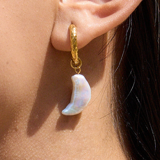 Luna AB Pearl Drop Earrings