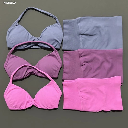 Sage Black Crisscross Women's Gym Set