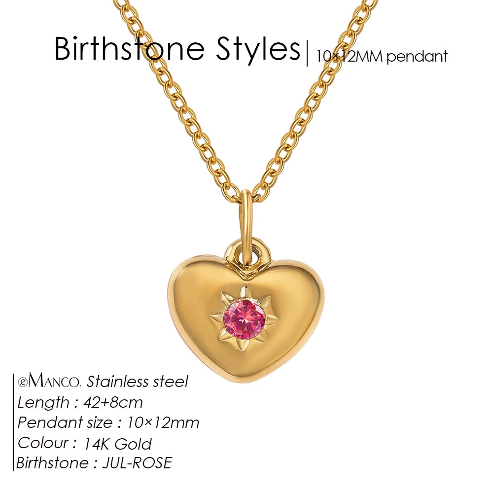 Gold Heart Pendant Necklace product image 19 of 23