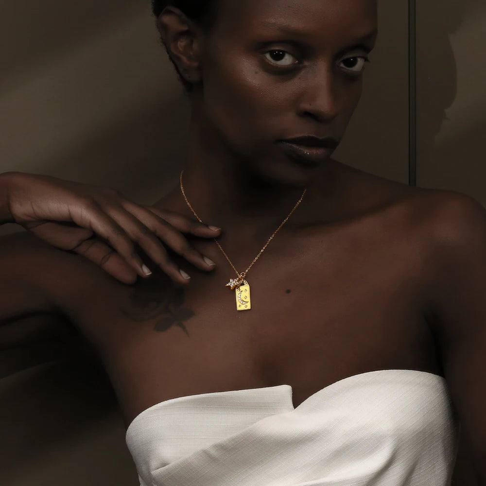 Stella Gold Hypoallergenic Star Pendant Necklace