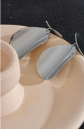 Sample model of Steel Circle Plate Drop Dangle Earrings
