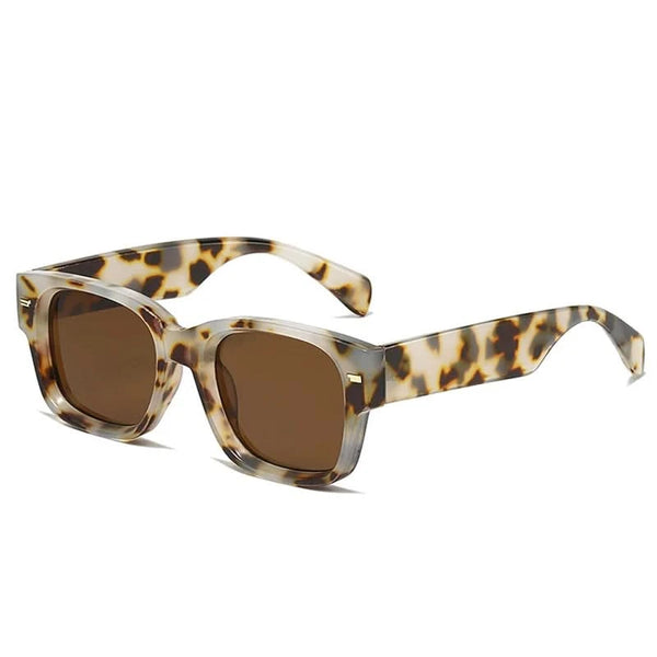 Vintage Square Rivet Sunglasses - Fashion Gradient Shades UV400 - main product image