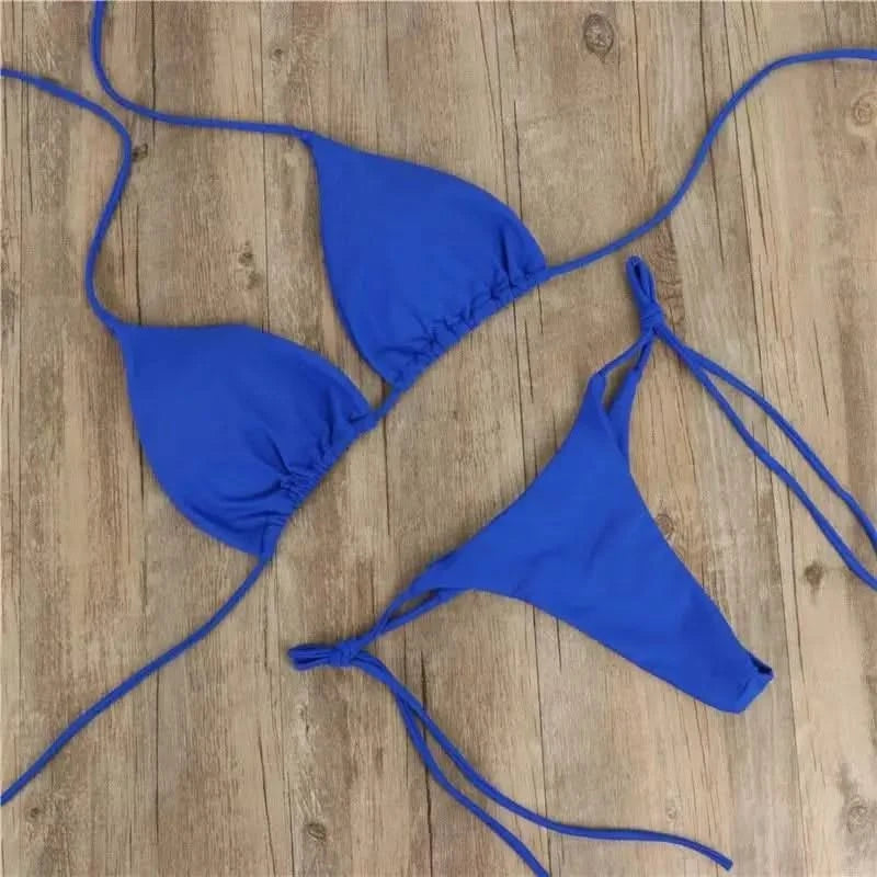 Sleek Black Bikini Set – Beach Ready glam