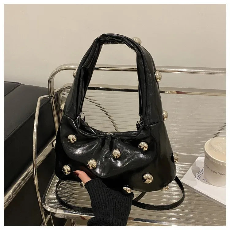 Hobo Handbag - White
