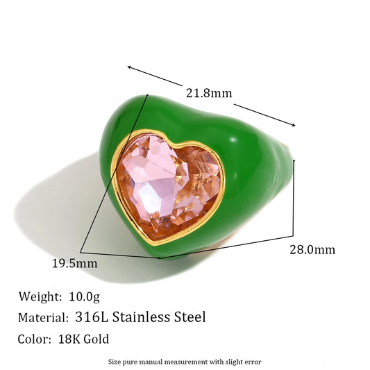 Heart Ring - Trendy Jewelry Gift - lifestyle photo