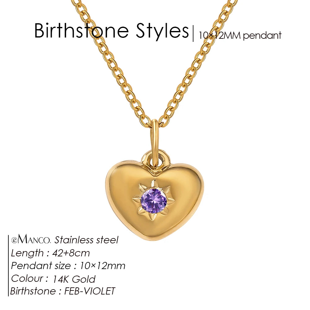 Gold Heart Pendant Necklace product image 16 of 23