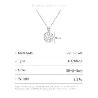 925 Sterling Silver Pendant necklace