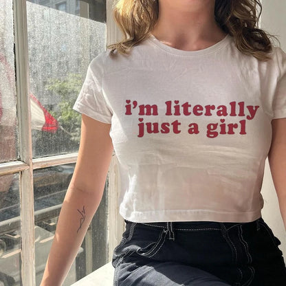 Bubblegum Eden Pink Crop Top - model wearing crop top, new