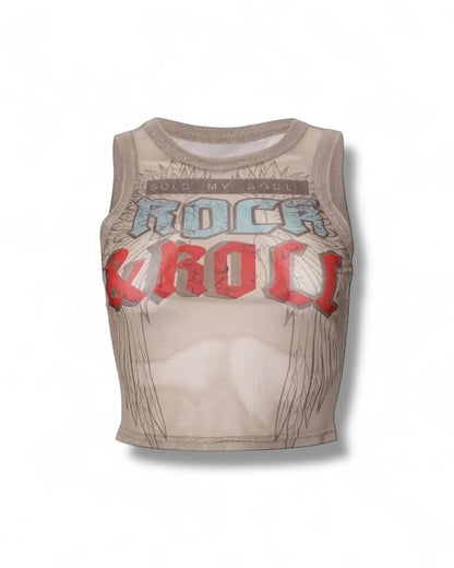 Sassy Graphic Crop Top – Streetwear Trend