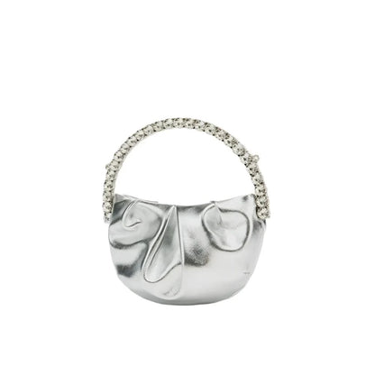 Rhinestone Handle Mini Handbag