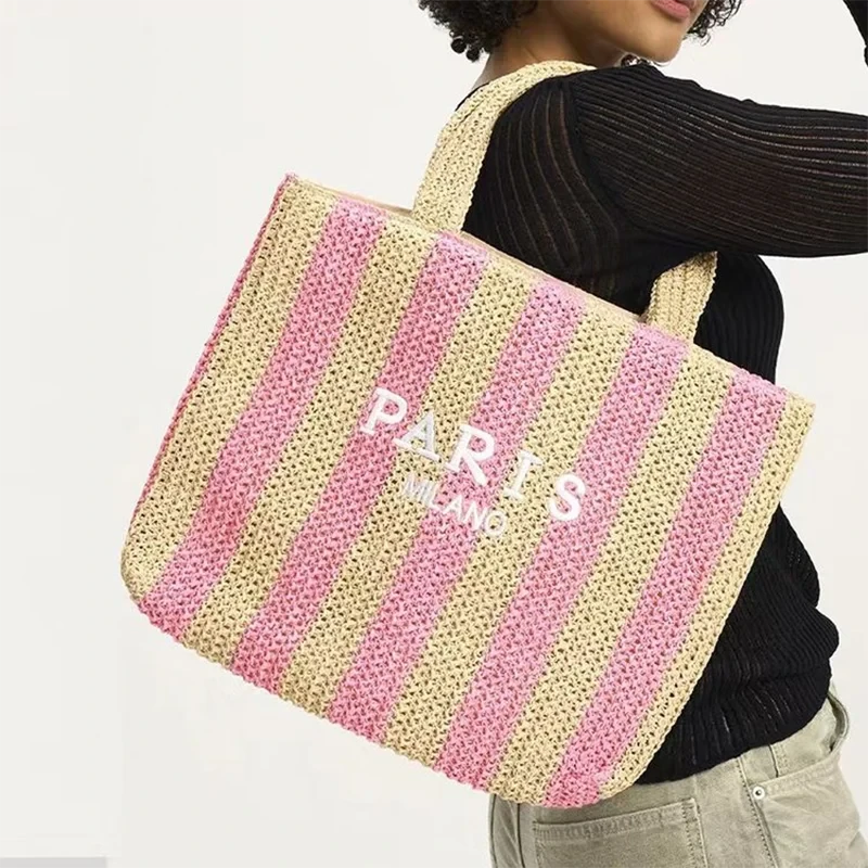 Handmade Striped Beach Bag – Summer Chic