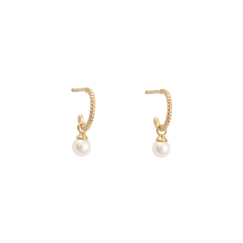Gold silver color Stud Hoop Earrings for Women Cubic Zirconia Drop Earring Chain Circle earrings 20022 Jewelry